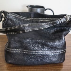 Coach Pebble Leather Shoulder Hobo